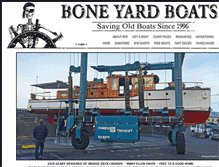 Tablet Screenshot of boneyardboats.com